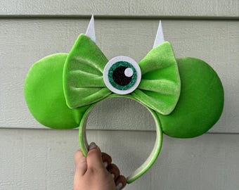 Mike Wazowski Ears || Monsters Inc Ears || Mike Wazowski || Monsters Inc