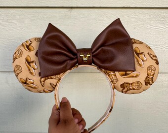 Boots & Bows Ears|| Cowgirl ears || Cowboy Ears || Western Ears || Adventure Land