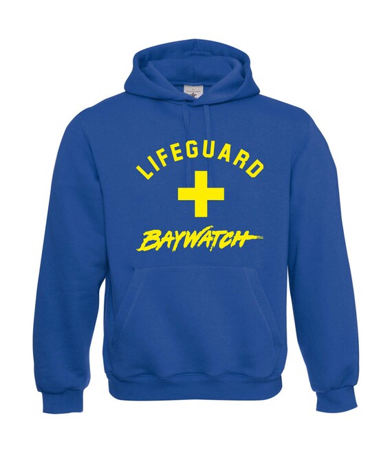 Hoodie Lifeguard Baywatch Etsy UK