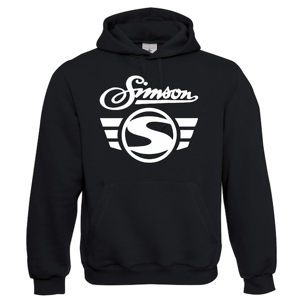 Kapuzenpullover - Simson Logo + Schrift