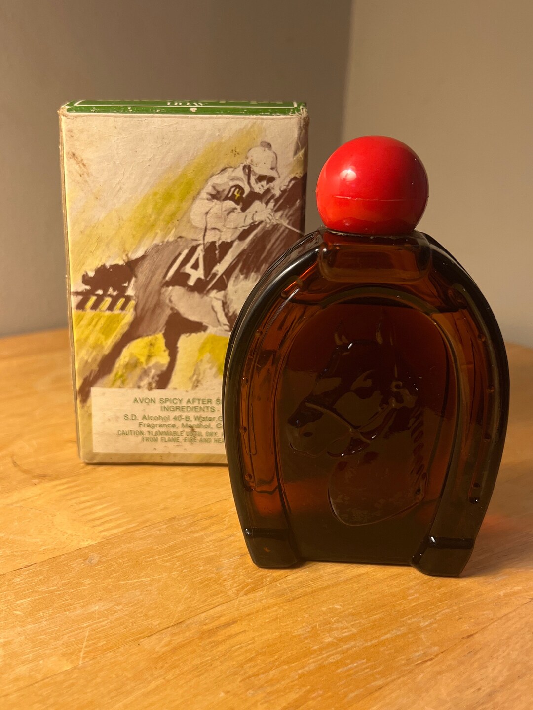 Avon Aftershave Triple Crown Spicy After Shave , Completely Full With