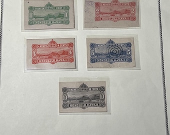 [ 50%OFF ] カット無し切手　コートジボワール cbj_s187_er ハワイ宣教師ホノルルマウイオアフコナカウアイ4Diff200237c未