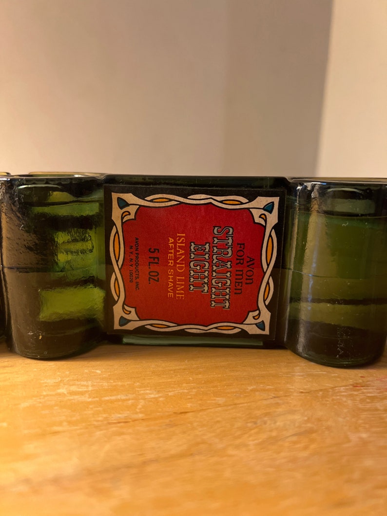 Set of 2 Avon Car Bottles Straight Eight Island Lime Etsy