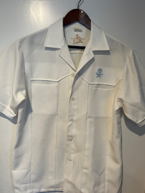 Vintage 1970s Iolani Hawaii Executive Button up Shirt - Size