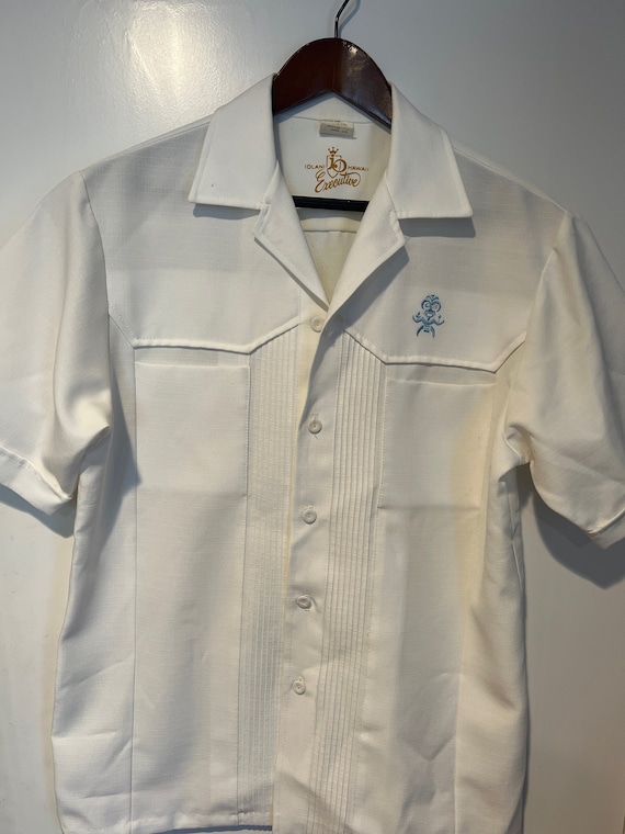 Vintage 1970s Iolani Hawaii Executive Button Up S… - image 1