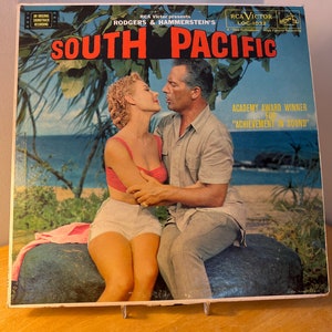 Vintage South Pacific Original Soundtrack Vinyl LP LOC-1032 1958