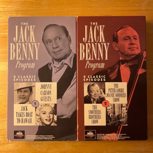 Jack Benny Program,  2 VHS 1994