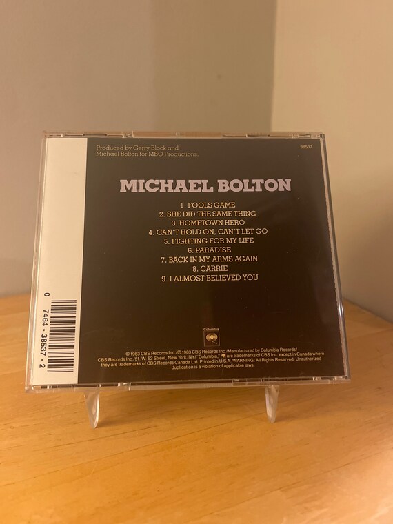 Michael Bolton Self Titled CD 1983 - Etsy