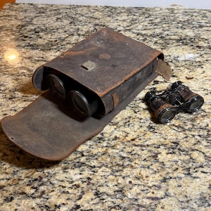 Antique Bardou & Son Binoculars and LeMaire Opera Glasses Set - c.1890s