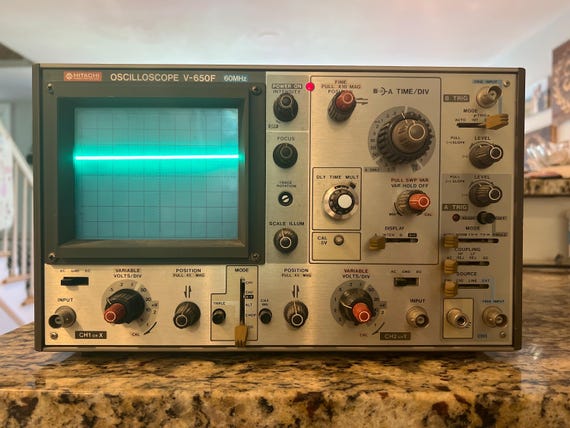 日立電子株式会社 - オシロスコープ - V-650F / V650- 60MHz - Etsy 日本