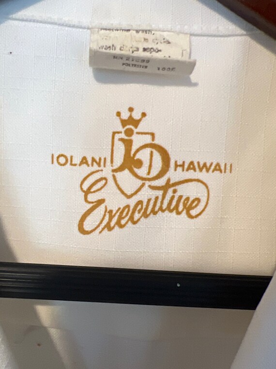 Vintage 1970s Iolani Hawaii Executive Button Up S… - image 3