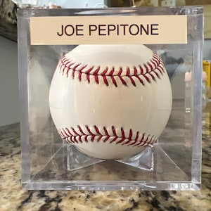Joe Pepitone Signed Baseball Absolute Memorabilia Signing Bonus 145/500
