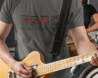 Guitar Dad Shirt, Dad Guitar Chords T-shirt, Guitarist Dad Birthday Gift Tshirt, Guitar Strings Father Tee, Musician Dad Father's Day Gifts