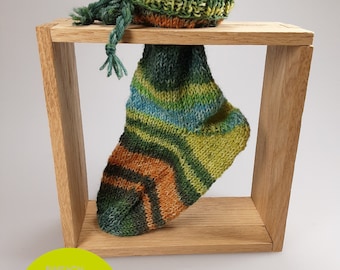 handmade money stocking with holder