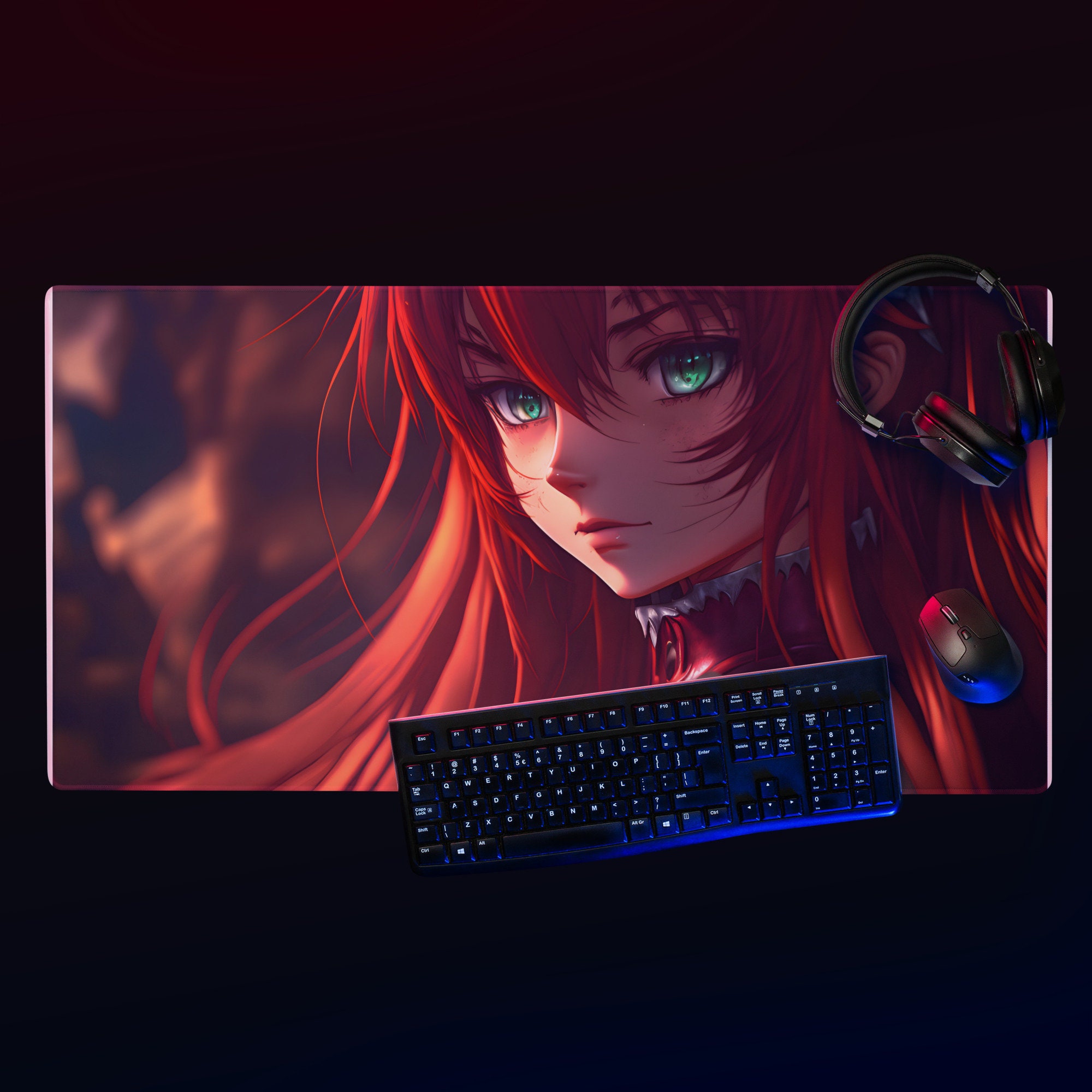 Anime High School DXD Mouse Pad Large Keyboard Mice Mat Thicken Gaming Play  Mat