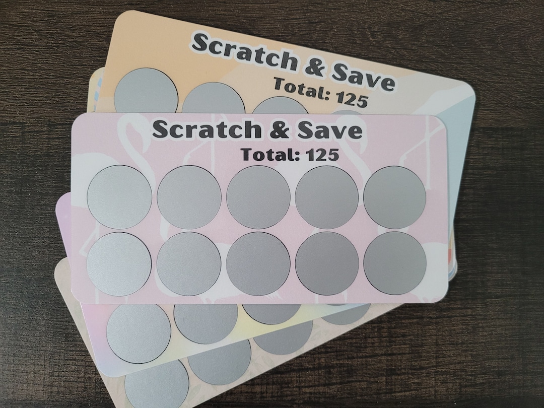 Scratch and Save Savings Challenge Savings Challenge Scratch and Save ...