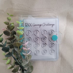 Mini Savings Challenge, Savings Binder, savings challenge binder, mini binder