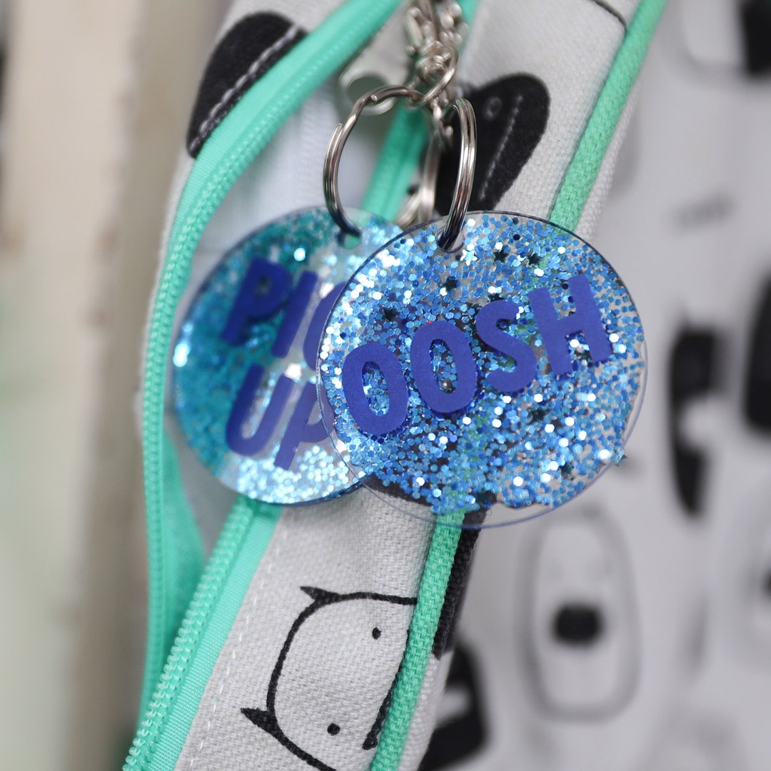School Pick up Tags School Reminder Keyrings Home Time Bag Tags Catch