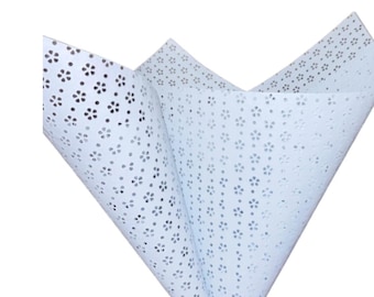 Waterproof Papel Picado Floral Wrapping Paper 10 Sheets 22x22 Gift Wrap