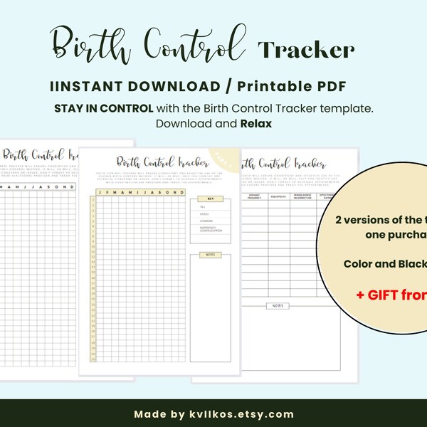 Birth Control Case Etsy