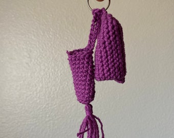 Crochet keychain