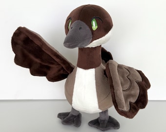 Peluche d'oie canadienne faite main | Peluche oiseau