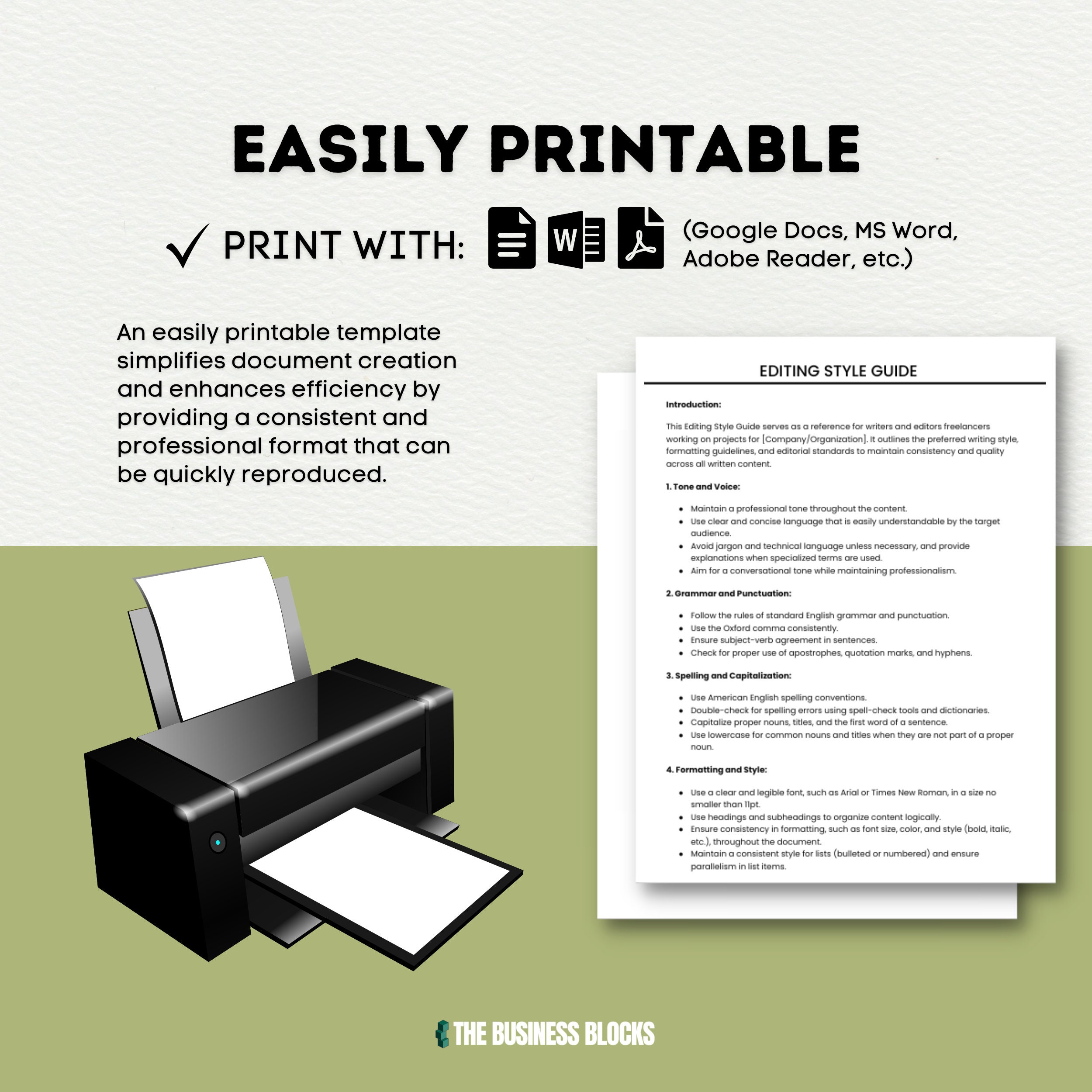 Editing Style Guide Template Editorial Style Guide Writing Guide ...