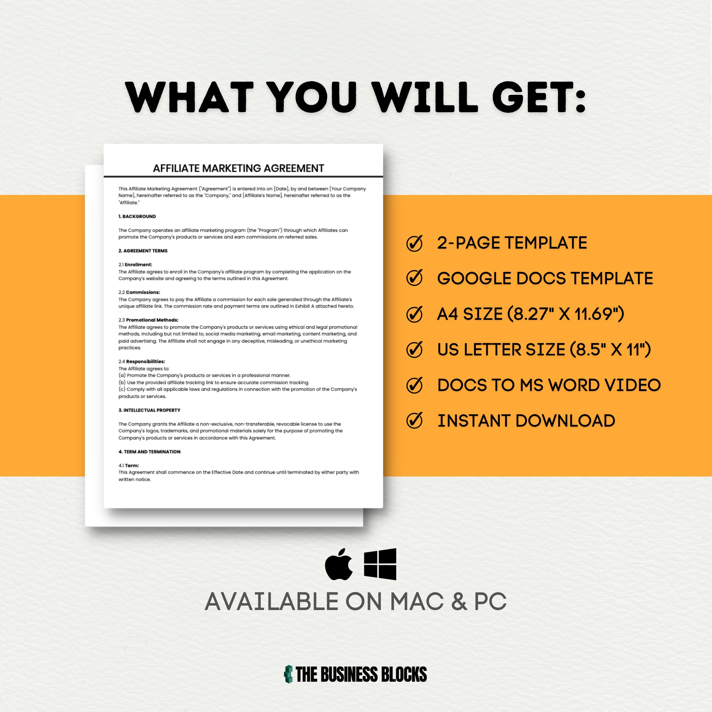 Affiliate Marketing Agreement Template Affiliate Program Contract Affiliate Marketing Agreement Template Affiliate Program Contract