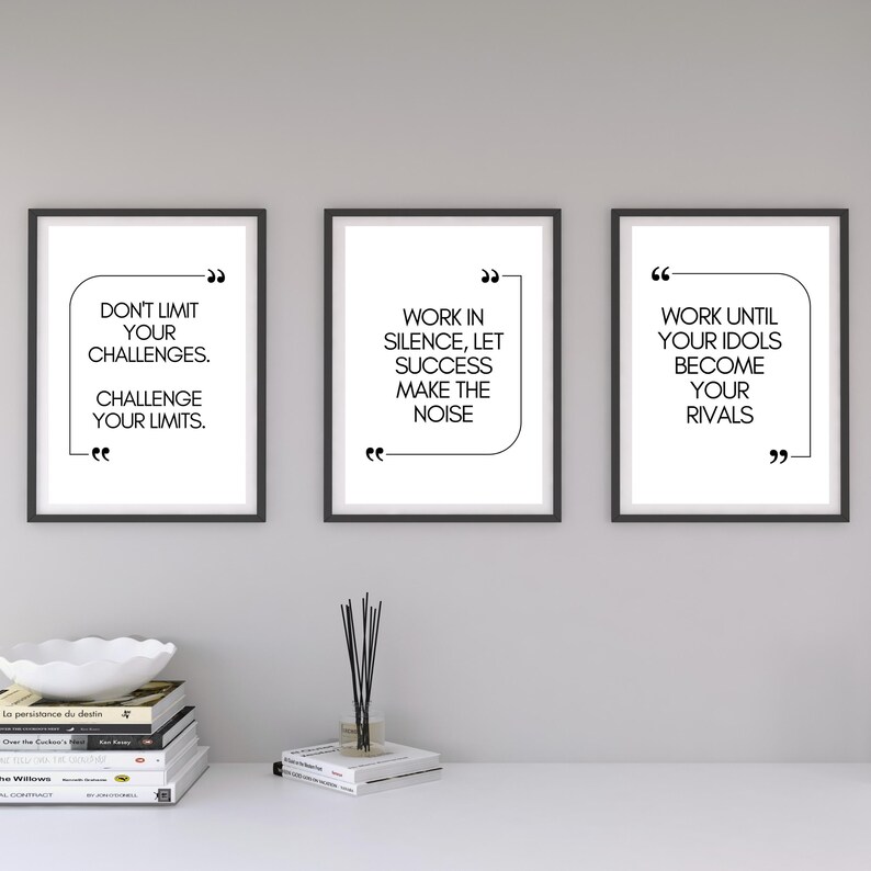 Printable Office Wall Art Printable Workplace Art Office Decor ...