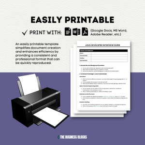 Java Developer Interview Guide Template (Google Docs, MS Word) image 6
