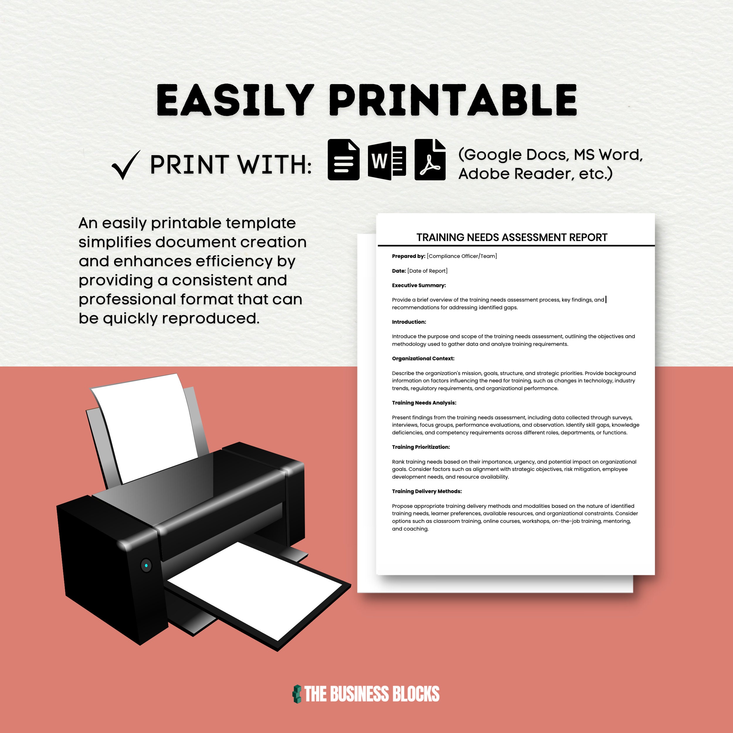 TRAINING NEEDS ASSESSMENT REPORT EXAMPLE visual data 6