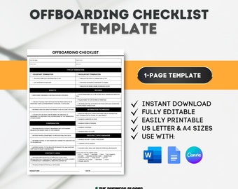 Offboarding Checklist Employee Offboarding Template SelfEmployed Checklist Employee Exit Process Offboarding Process Employee Exit Checklist