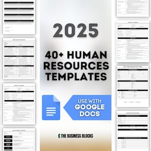 Human Resources Templates HR Forms Employee Onboarding Template HR Documents Employee Handbook New Employee Training HR Dashboard Basic