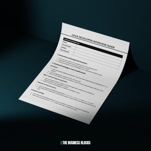 Java Developer Interview Guide Template (Google Docs, MS Word) image 7