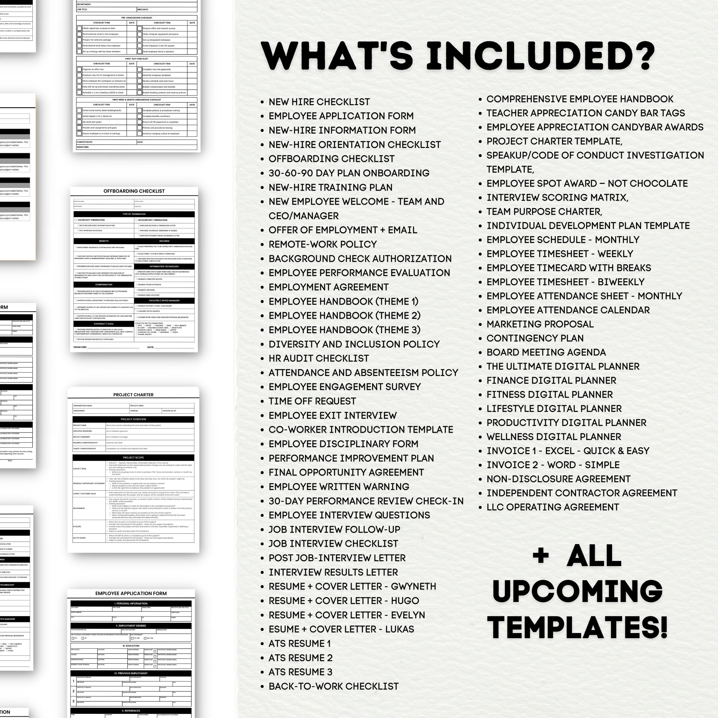 Simple Resume Template ATS Word Resume Template Cover Letter Etsy