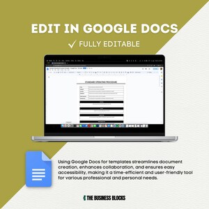 SOP Template: Business Standard Operating Procedure (Google Docs, MS Word) image 2
