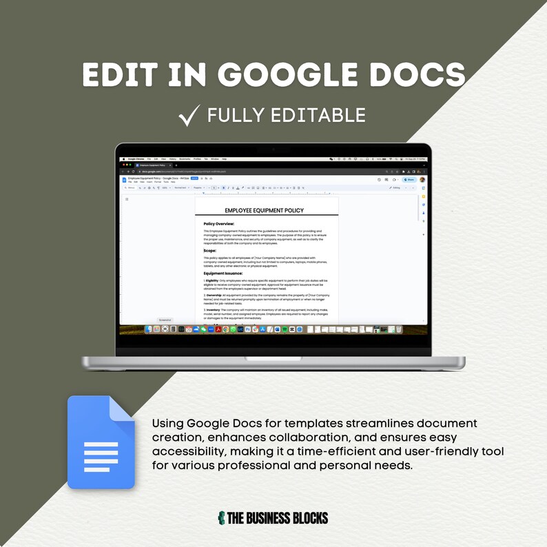 Employee Equipment Policy Template Human Resources Employee Onboarding New Hire Packet HR