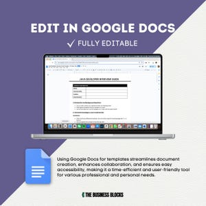 Java Developer Interview Guide Template (Google Docs, MS Word) image 2