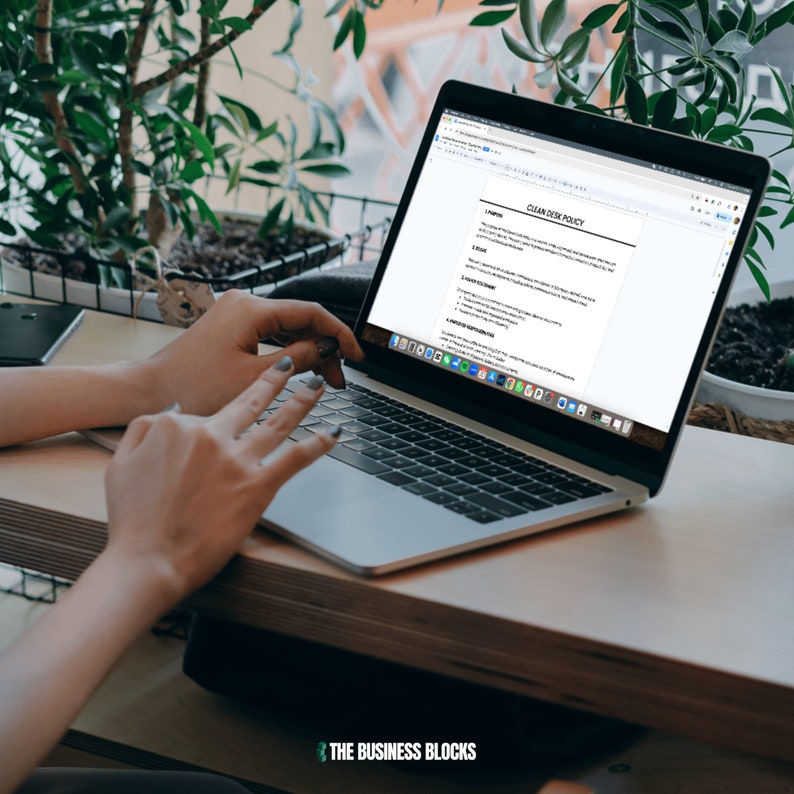 Clean Desk Policy Template Desk Cleanliness Policy Clean Workstation ...