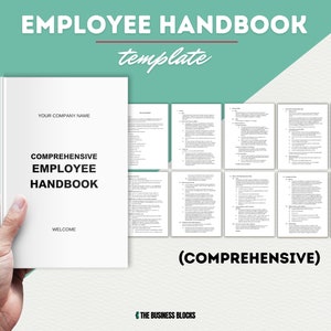 Employee Handbook Template HR Handbook Template Company Profile Templates Employee Welcome Packet  Onboarding Template Employee Handbook