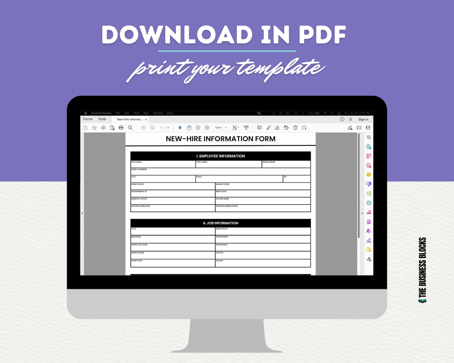 Employee Information Form Template Employee Info Form Hr Template New ...