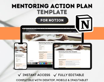 NOTION Mentoring Action Plan Template Notion HR Templates Employee Onboarding Mentorship Planning Mentor Program Mentee Goals Mentoring Plan