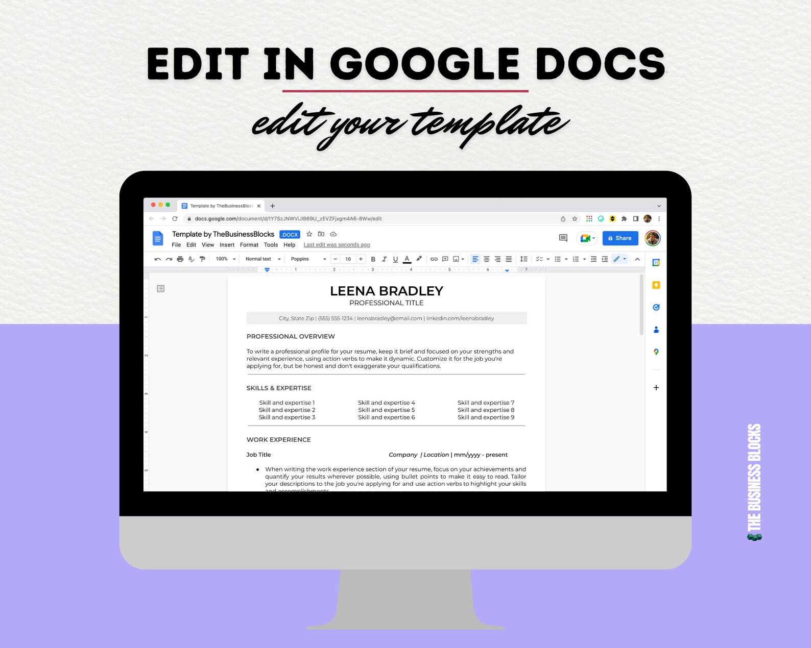Simple Resume Template ATS Word Resume Template Cover Letter Good ...