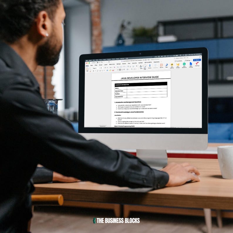 Java Developer Interview Guide Template (Google Docs, MS Word) image 5