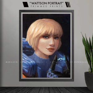 Apex Legends &quot;Wattson Portrait&quot; Fan Art Print | Orujhin