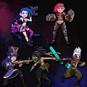 2.5 Acrylic Charm League of Legends Double Sided