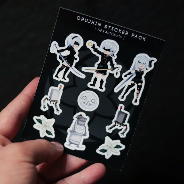 NieR Automata Vinyl Sticker Sheet