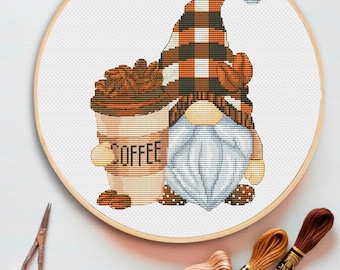 Coffee lover, Cross stitch pattern