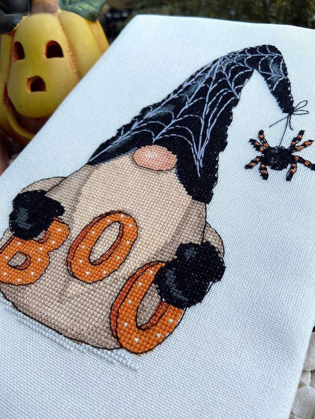 Halloween Gnome Halloween Cross Stitch Gnomes Cross Stitch