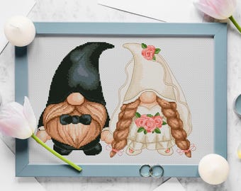 Wedding cross stitch pattern PDF